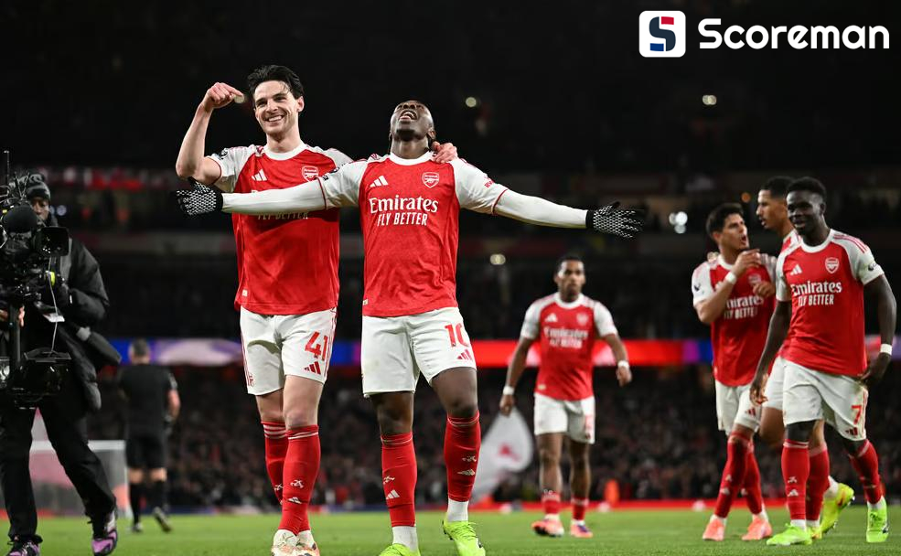 아스널, '북런던 더비'서 토트넘 4-1 완파